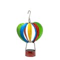 Rustic Arrow Spinning Hot Air Balloon Metal Art with Chain 101254